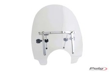 Pare-brise PUIG pour motos Touring, Cruiser et Harleys - Hauteur 550mm et largeu