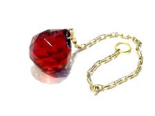Hypnotic Red Crystal Ball Psychic Dowsing Clock 20mm