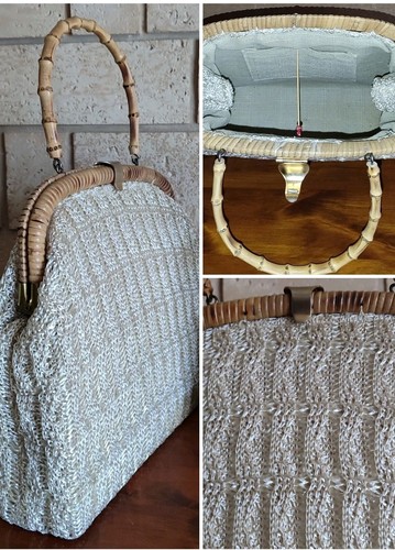 Sac main chic tissé - À, en