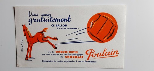 Buvard vintage chocolat - buvard,
