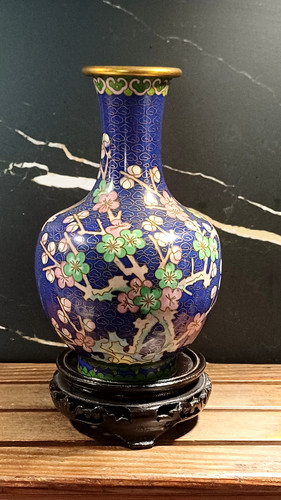 Ancien vase laiton et - ancien,