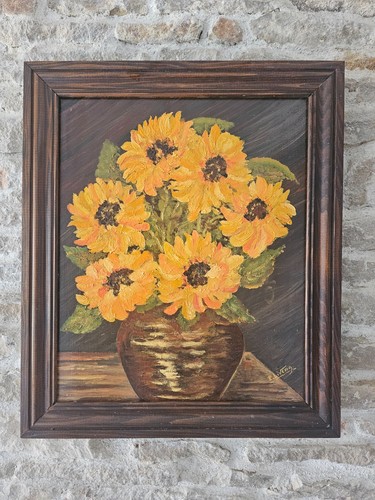 Tableau huile sur - sur, nature