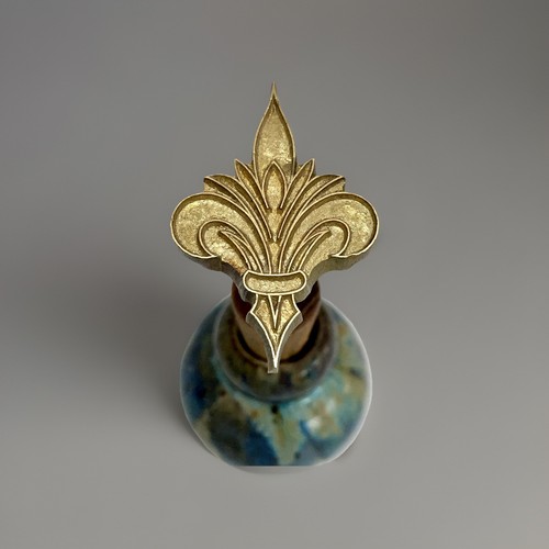 Ancien fer dorer bronze - À, en