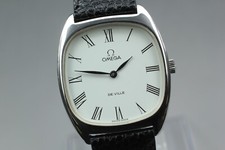 [Near MINT] Vintage OMEGA De Ville Cal.625 Roman White Dial Hand Winding Men's