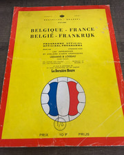 Programme officiel )) BELGIQUE V FRANCE 1964 Bruxelles