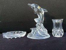 LOT DE 3 SUJETS EN CRISTAL