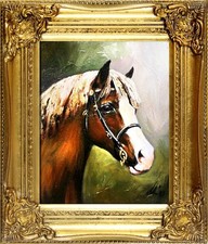 Cheval - Peinture À L'Huile