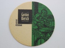 Vintage Bière Barre dessous de Verre ~ Gordon Biersch Brewery & Restaurant