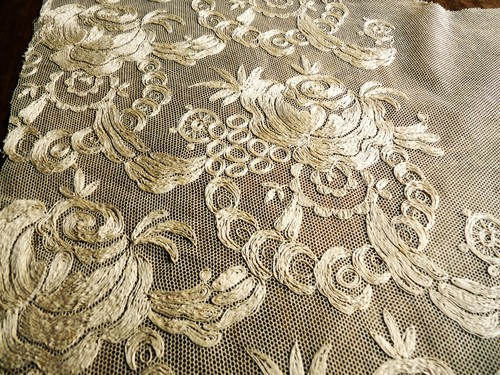 Métrage tulle ancien - de,