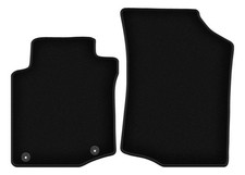Tapis de sol avant en velours noir pour Toyota Aygo I 2005-2014 
