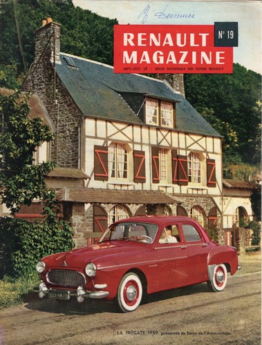 Renault magazine 1958 - magazine,