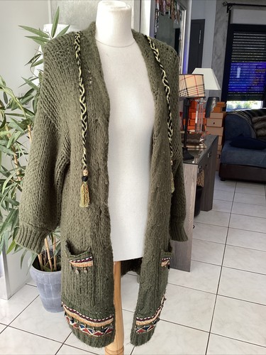 Gilet long bohème - , m