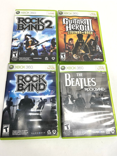 Lot xbox 360 music games - of,