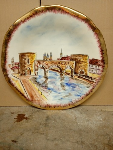 Grande assiette souvenir - , "