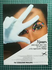 1104 Advertising circa 1960 Philips Color TV