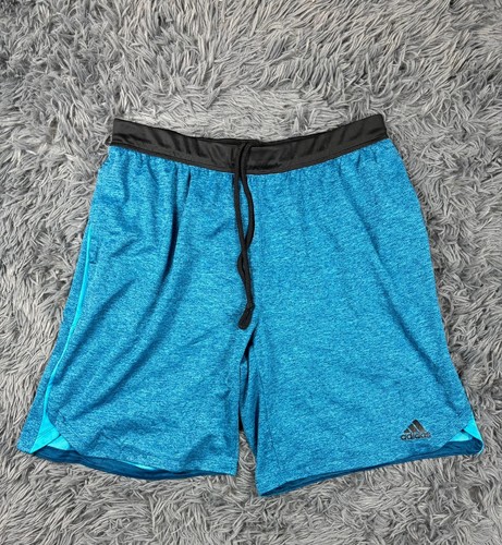 Short adidas bleu chiné