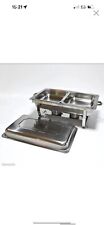 Chafing Dish Plat Chauffant 9,5 Litres Inox 2 Bacs Neuf