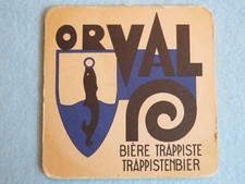Beer Bar Coaster ~ ORVAL Trappist Bier ~ BELGIUM ** See STORE for 1000s More ++