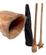 ETHNO - Didgeridoo en Eucalyptus de qualité supérieure Longueur : 1,50m.
