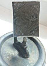 old oriental brass camel ashtray countertop matchbox holder