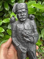 Charcoal Character Statue Communism Popular Art Communist circa 1900