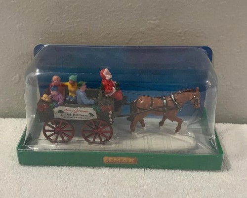 Lemax christmas santa wagon - santa,