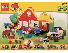 Lego Duplo 2699 la cour de ferme et ses animaux complète