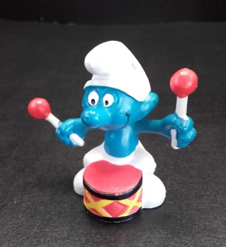 Figurine schtroumpf tambour - figurine,