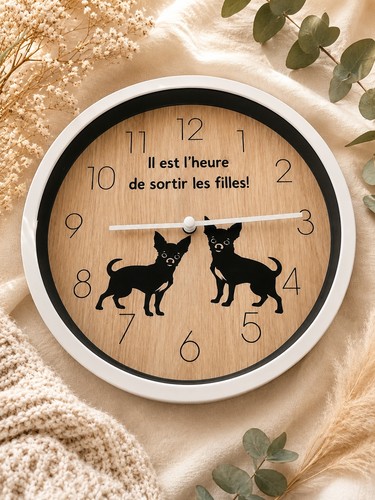 Horloge murale personnalisée