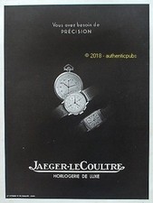 ADVERTISEMENT JAEGER LECOULTRE PRECISION WATCHMAKING 1937 FRENCH AD