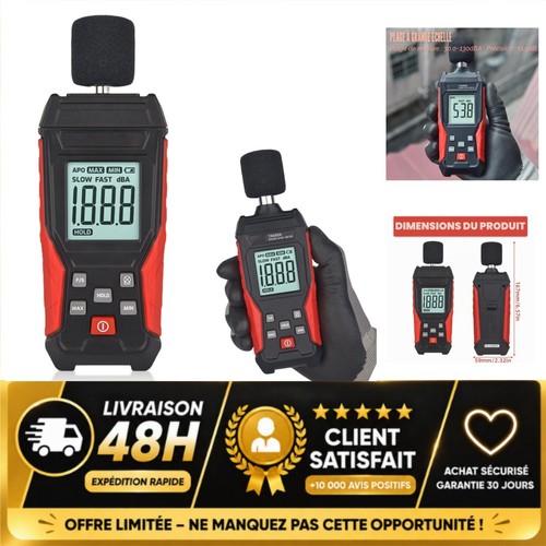 Sonomètre 650a mesureur - mesureur, de