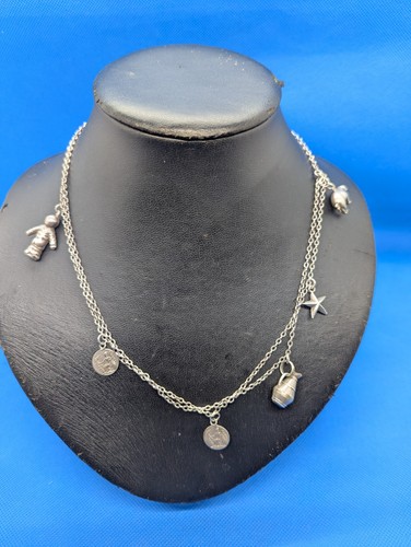 Collier sautoir argent - , 6