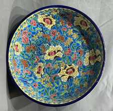 Longwy Enamel Cut Late 19th Century Flower Seeding