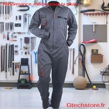 Combinaison Travail Unisexe Grande Taille Mécanicien Soudeur Atelier Imperméable