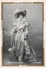 CHROMOS.AM23339.7x11 cm approx. Chocolate Moreuil.The Archduchesse.The Eagle