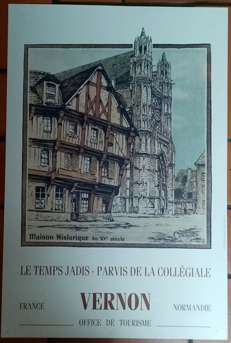 Affiche tourisme vernon le - affiche,