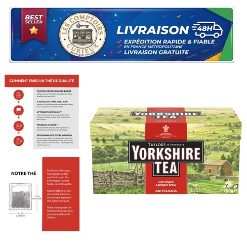 Yorkshire tea thé noir - tea,
