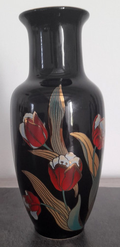 Petit vase japonais bleu - japonais, nuit
