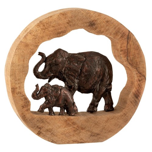 éléphant avec enfant déco - enfant,