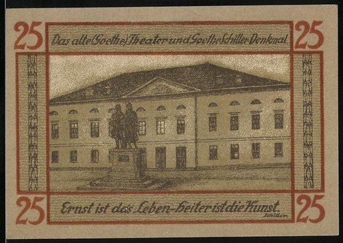 Monnaie nécessité weimar - monnaie,