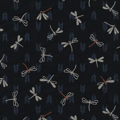 Tissu japonais tombo libellule - japonais,