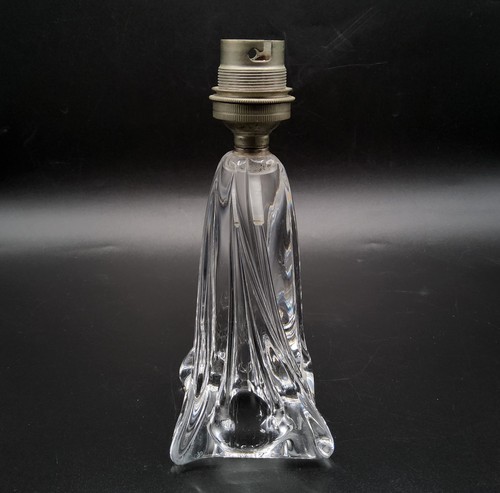 Pied lampe cristal blanc - pied, de