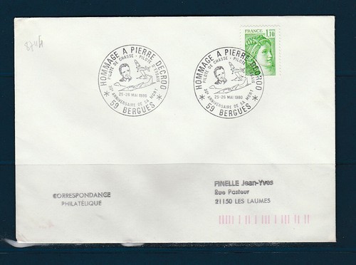 Frd enveloppe avion hommage - frd,
