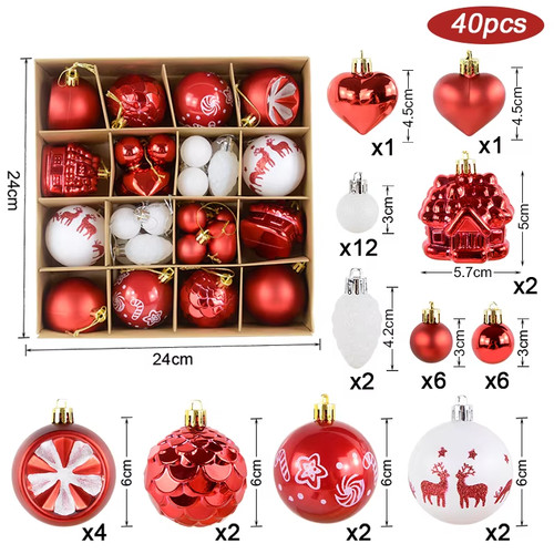 Pièce boules noël ø - pièce,
