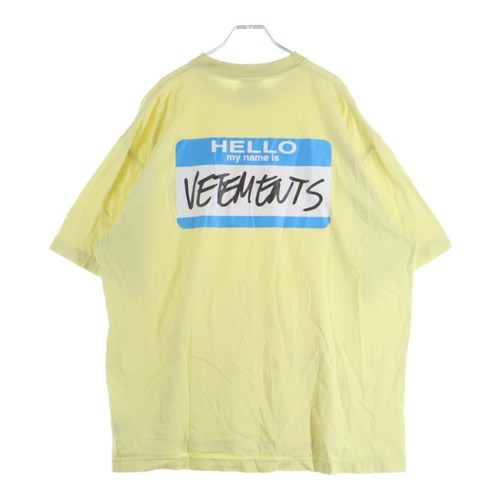 Vetements vetmon hello name - vetements,