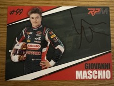 Signed 2025 Giovanni Maschio FRECA RPM Alpine driver card 