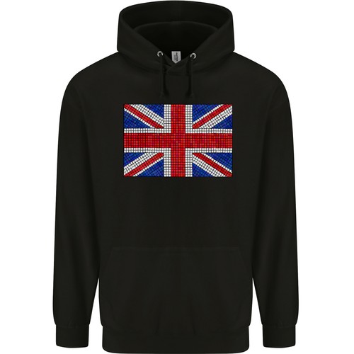 Hoodie coton union jack - en,