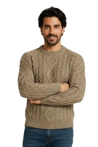 Pull homme grobsrick col - homme, rond