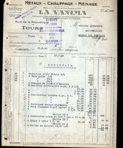 Tours dépot plomb zing - (37),