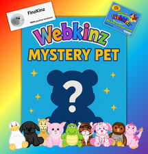 Webkinz MYSTERY PET Virtual Adoption CODE ONLY Messaged Webkinz Mystery Pet Code
